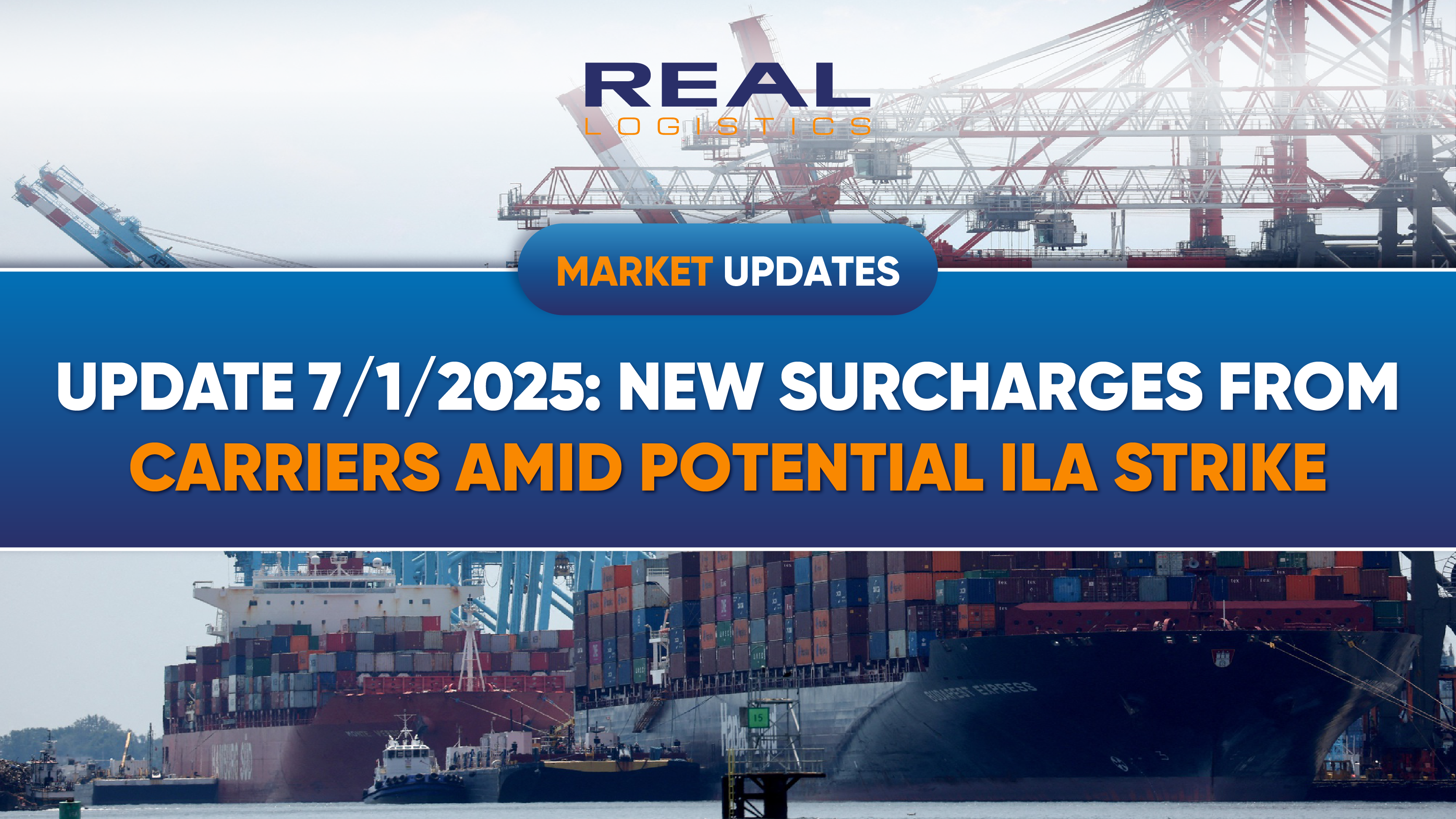 update january 7 2025 new surcharges from major carriers amid potential ila strikewebp