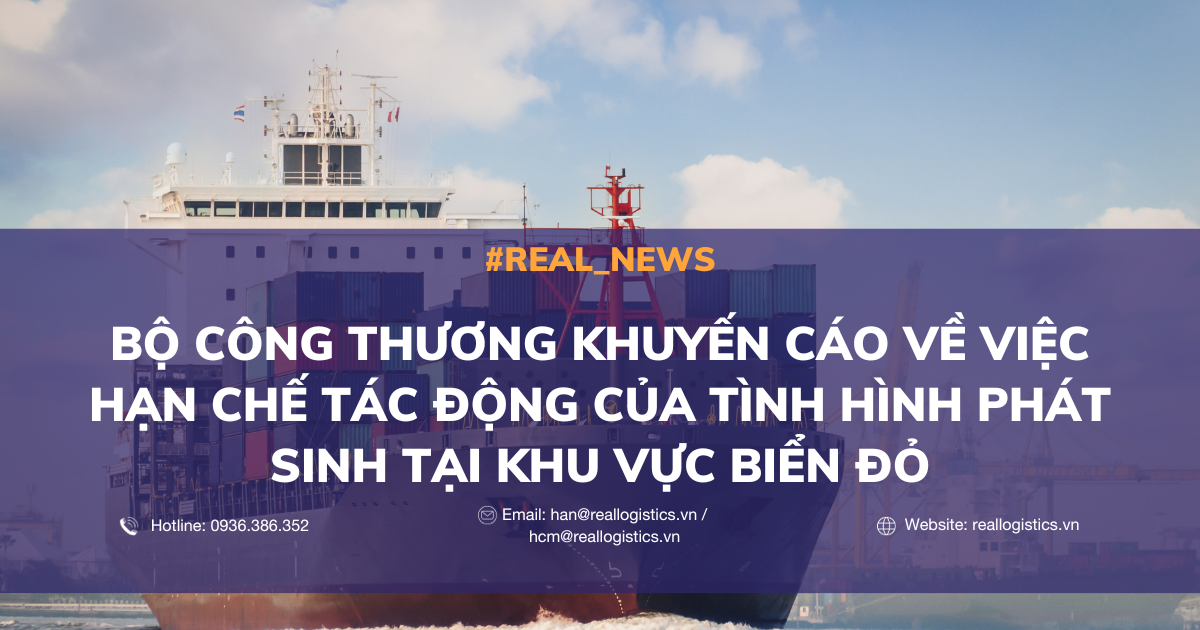 Bộ Công Thương khuyến cáo về việc hạn chế tác động của tình hình phát sinh tại khu vực Biển Đỏ