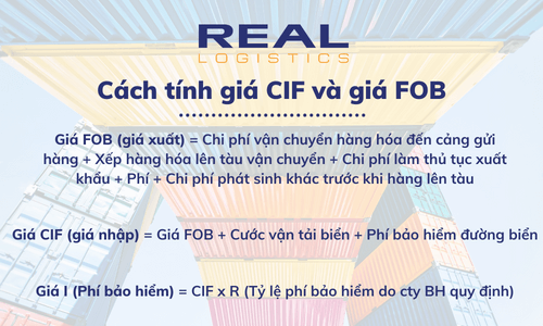 Cách tính giá FOB và CIF 2023 mà bạn cần biết