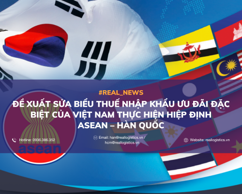 Đề xuất sửa Biểu thuế nhập khẩu ưu đãi đặc biệt của Việt Nam thực hiện Hiệp định AKFTA
