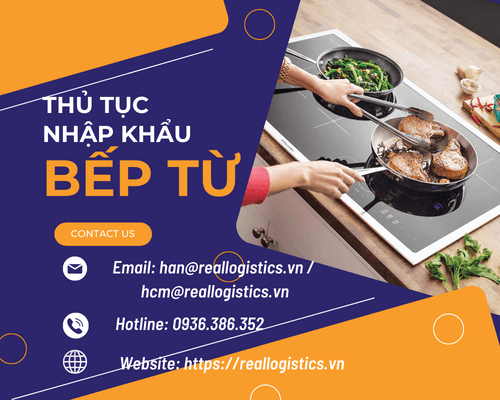 Real Logistics là đơn vị chuyên hỗ trợ làm thủ tục nhập khẩu bếp từ