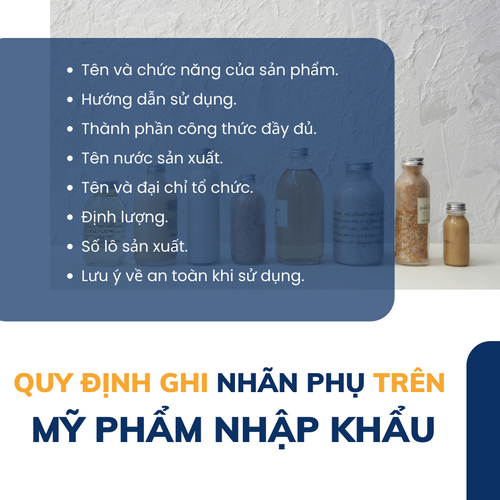 Quy định ghi nhãn phụ sản phẩm