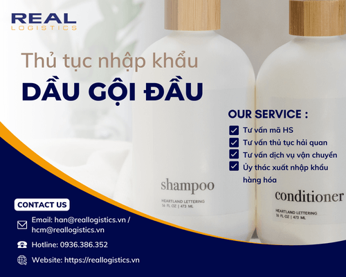 Dịch Vụ Nhập Khẩu Dầu Gội Đầu