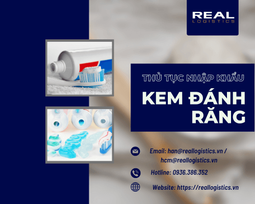 Dịch Vụ Nhập Khẩu Kem Đánh Răng