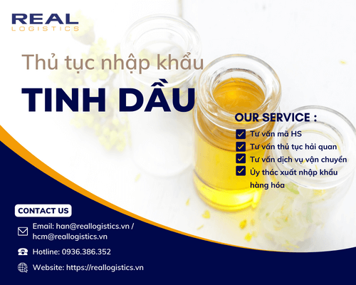 Dịch Vụ Nhập Khẩu Tinh Dầu