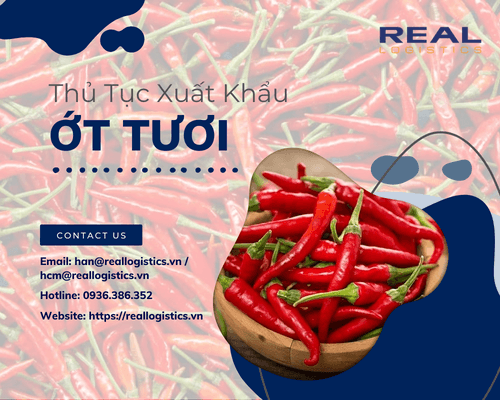 Dịch Vụ Xuất Khẩu Ớt Tươi