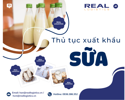 Dịch Vụ Xuất Khẩu Sữa