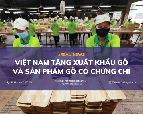 Việt Nam tăng xuất khẩu gỗ và sản phẩm gỗ có chứng chỉ