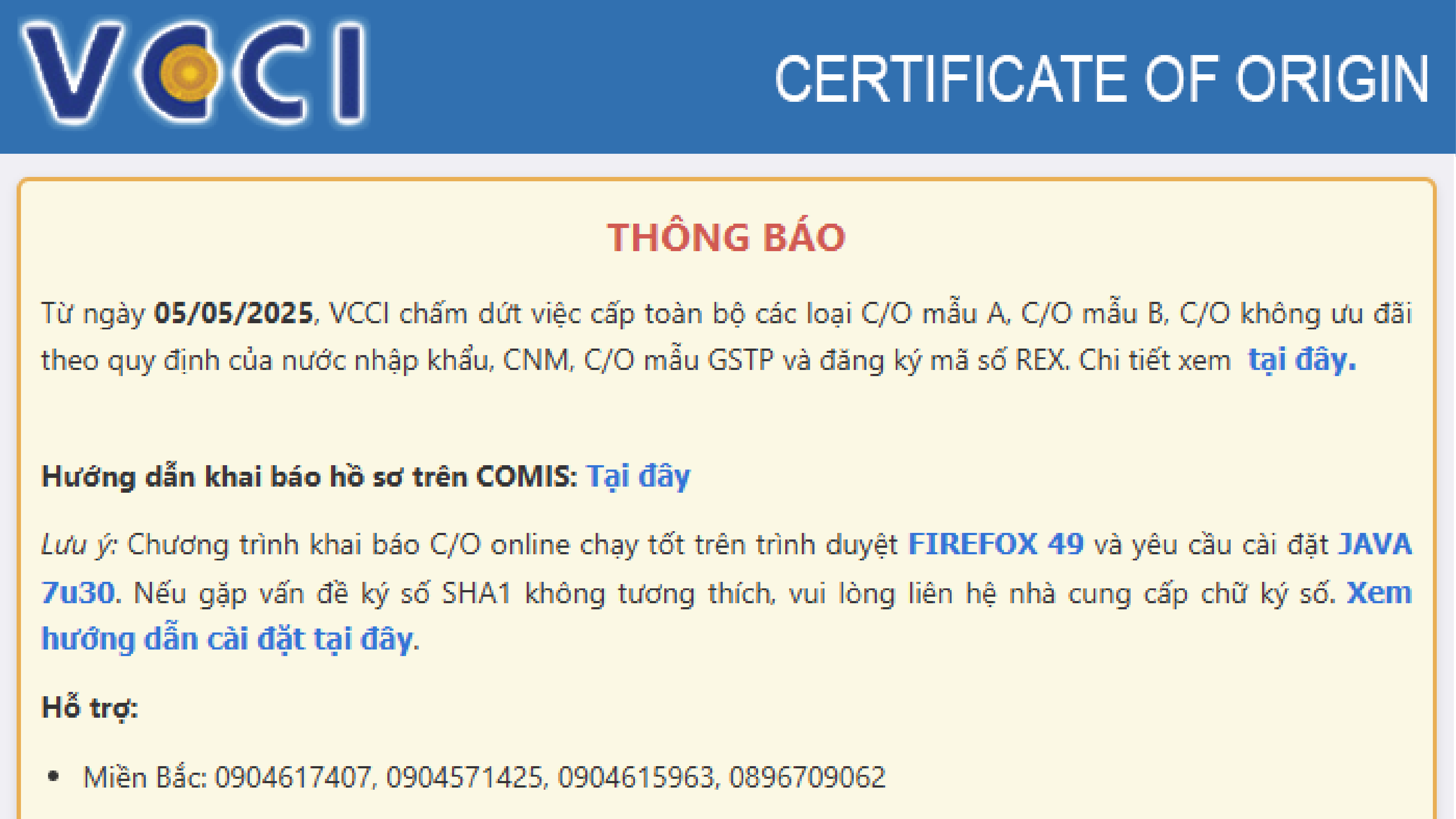 bo cong thuong thu hoi quyen cap co va ma so rex tu vcci doanh nghiep can luu y giwebp